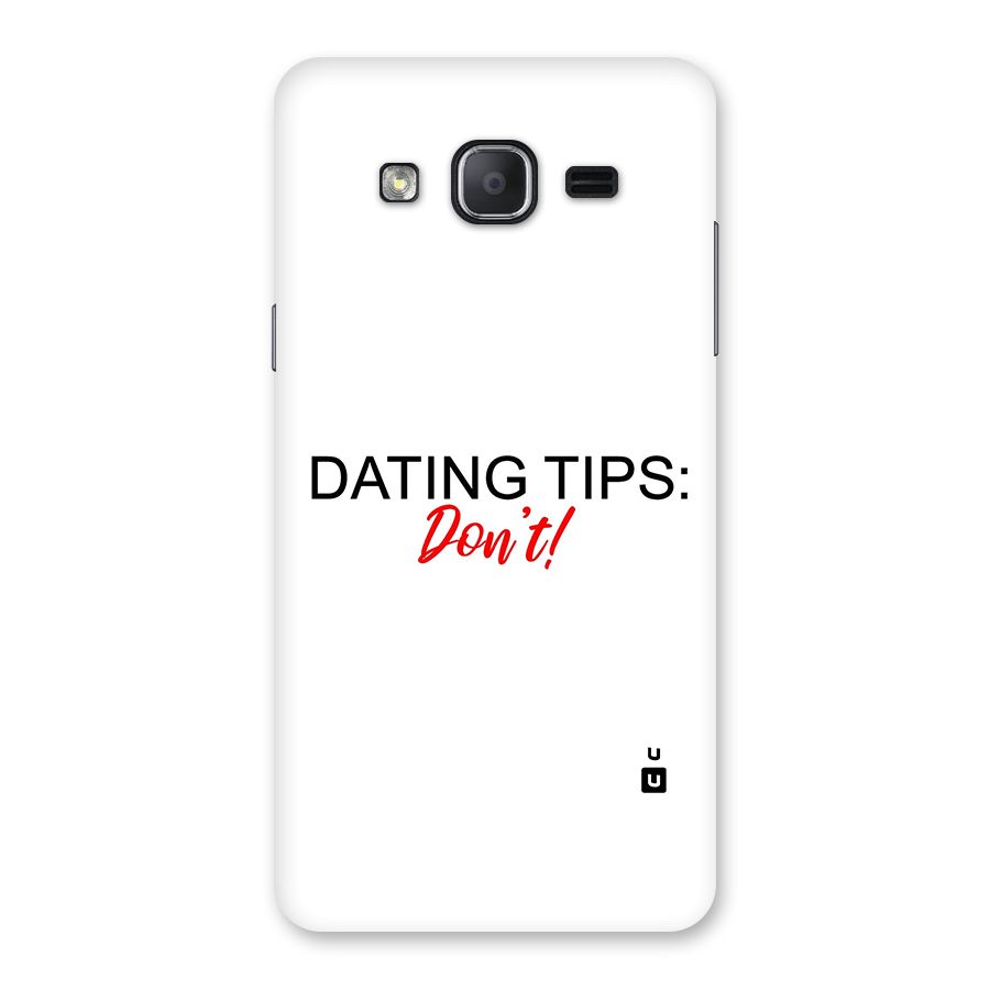 Expert Dating Tip Back Case for Galaxy On7 2015