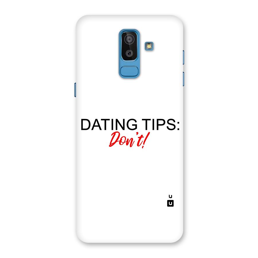 Expert Dating Tip Back Case for Galaxy On8 (2018)