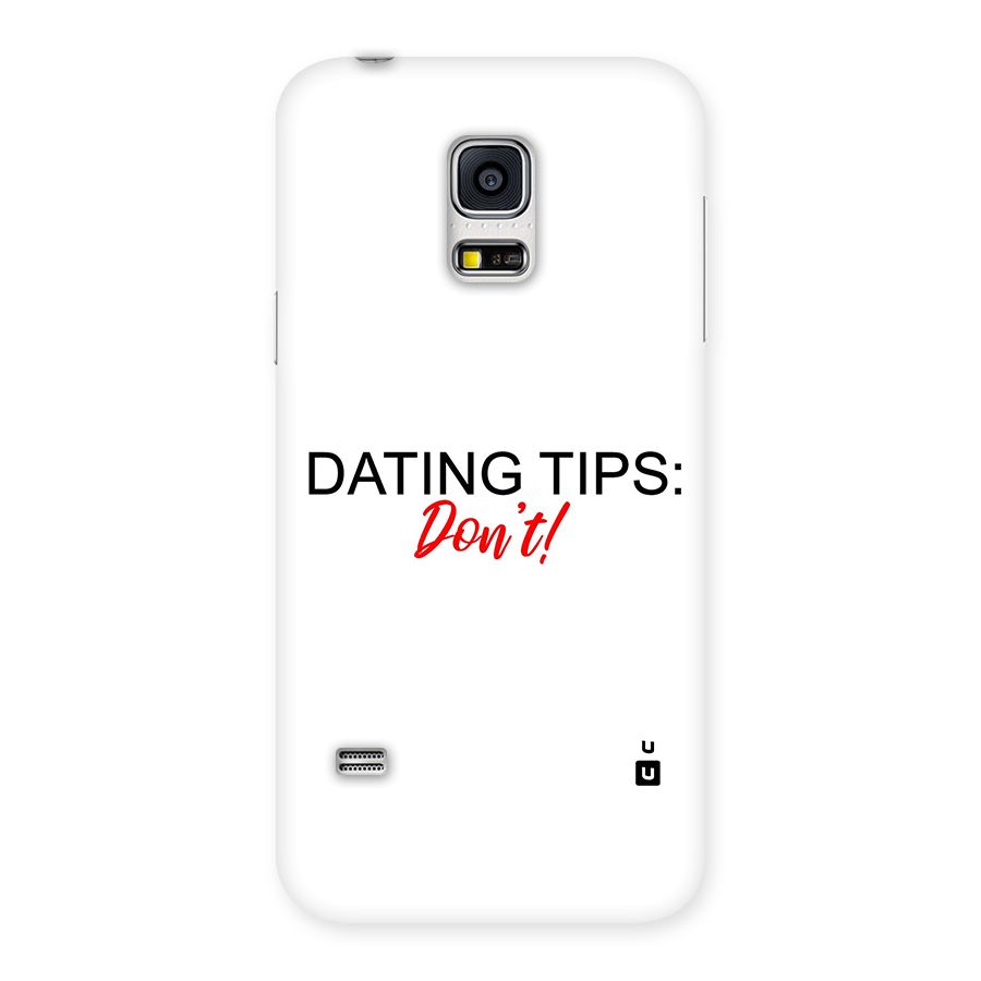 Expert Dating Tip Back Case for Galaxy S5 Mini