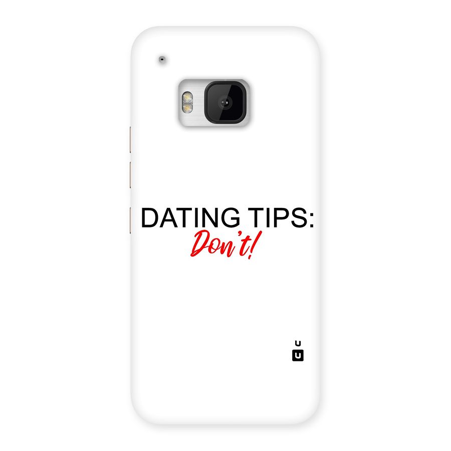 Expert Dating Tip Back Case for HTC One M9