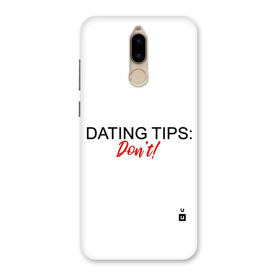 Expert Dating Tip Back Case for Honor 9i