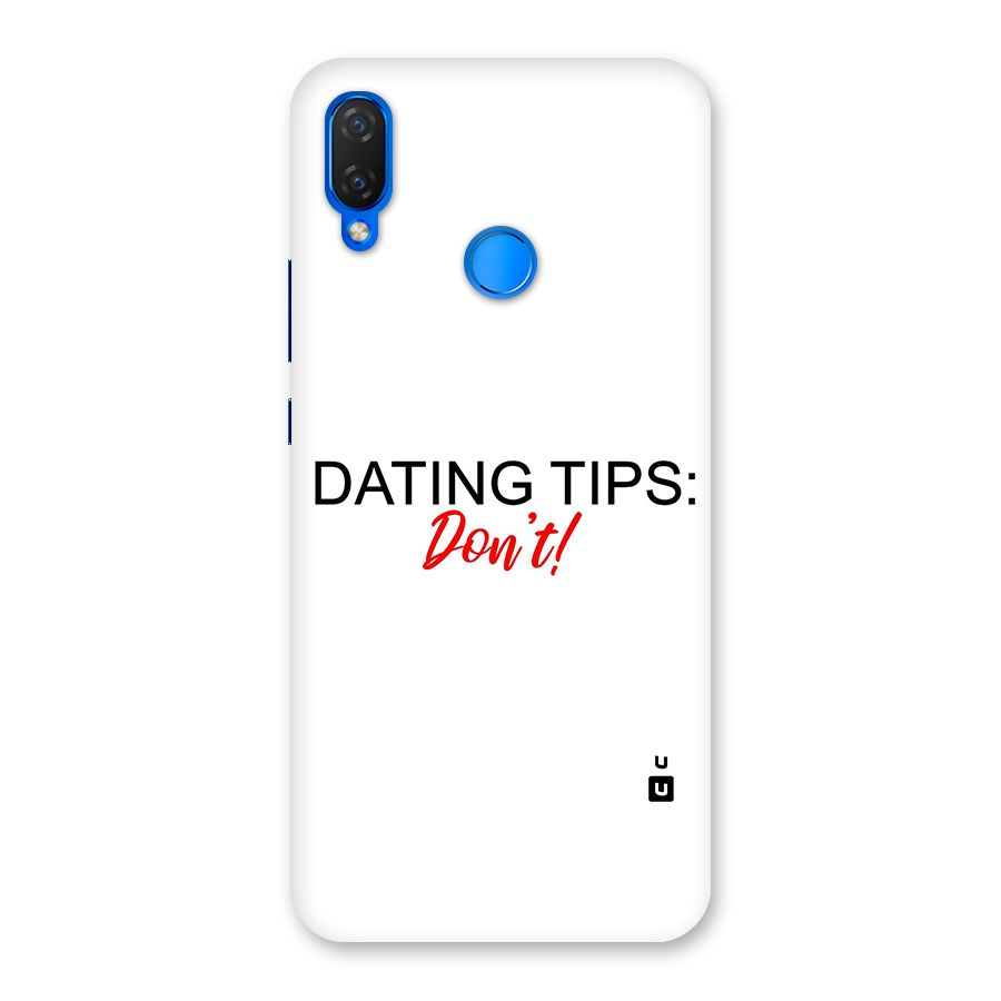 Expert Dating Tip Back Case for Huawei P Smart+