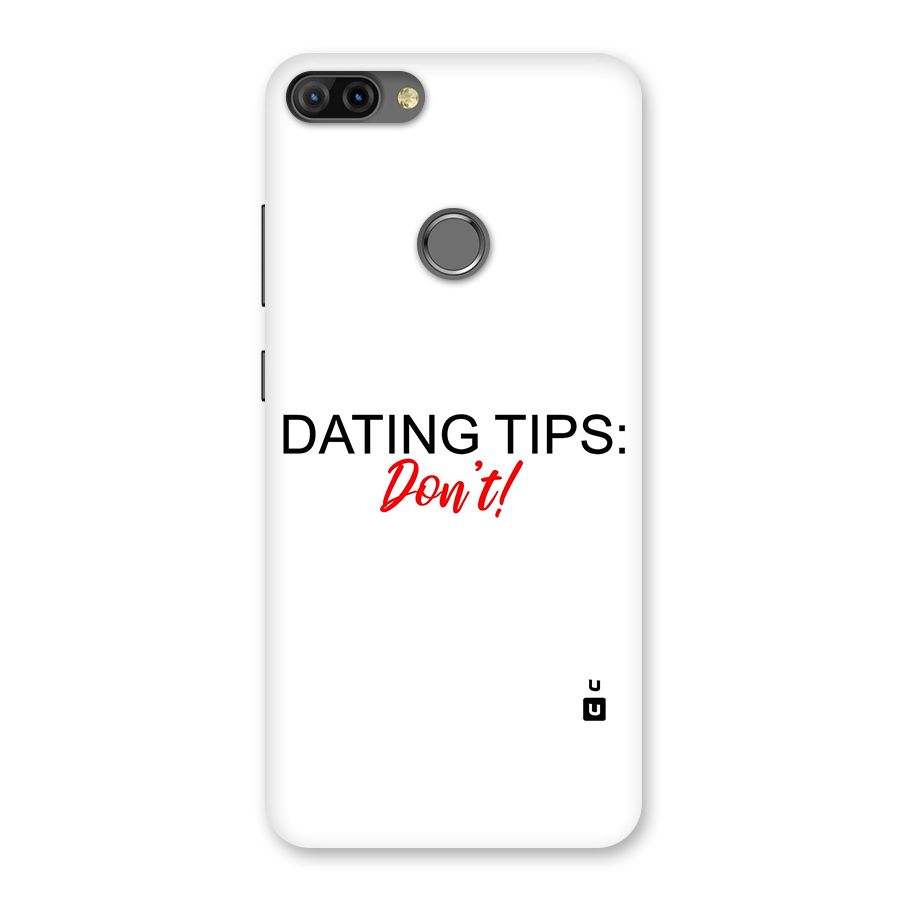 Expert Dating Tip Back Case for Infinix Hot 6 Pro
