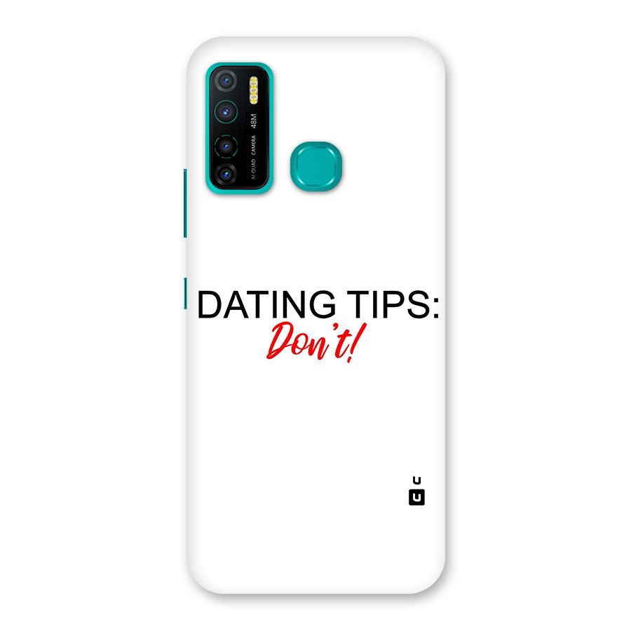 Expert Dating Tip Back Case for Infinix Hot 9 Pro