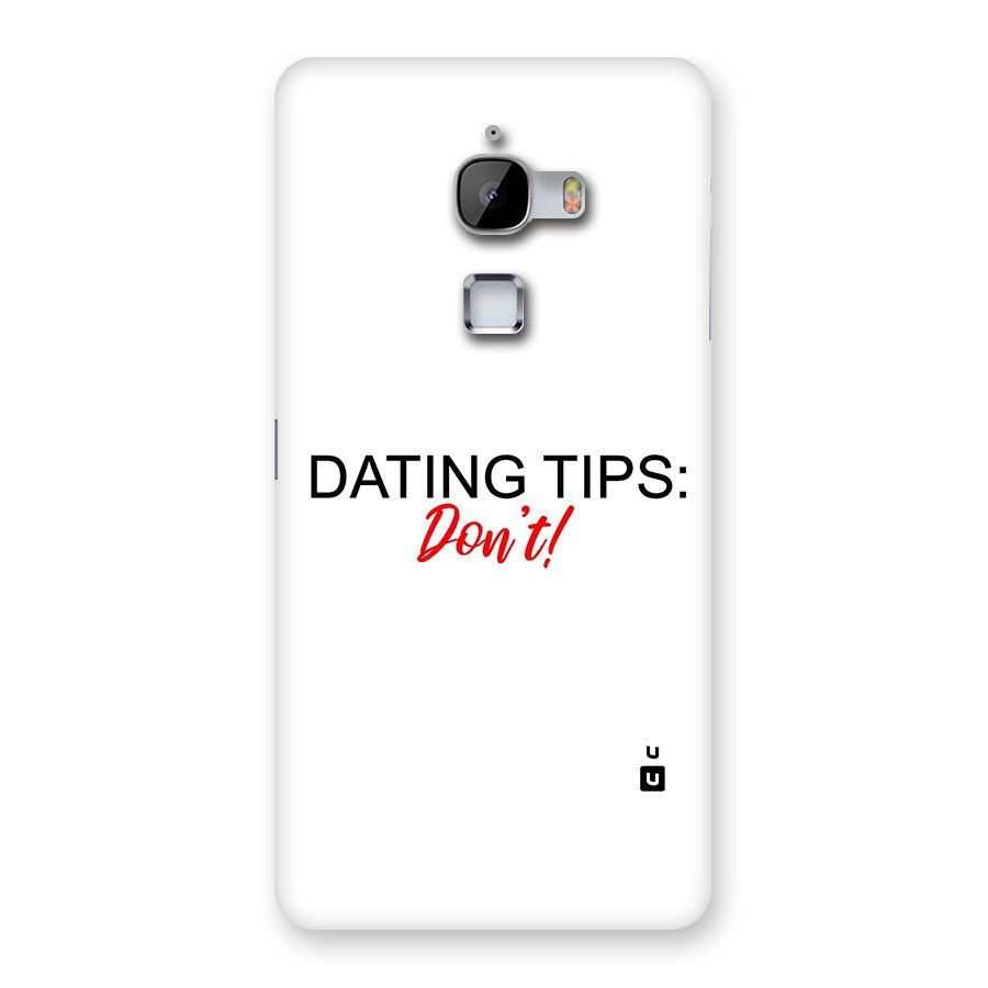 Expert Dating Tip Back Case for LeTv Le Max