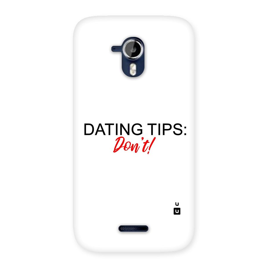 Expert Dating Tip Back Case for Micromax Canvas Magnus A117