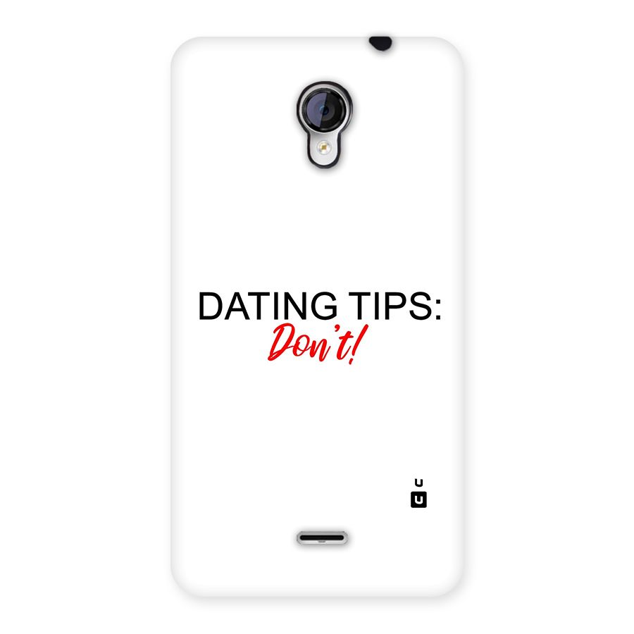 Expert Dating Tip Back Case for Micromax Unite 2 A106