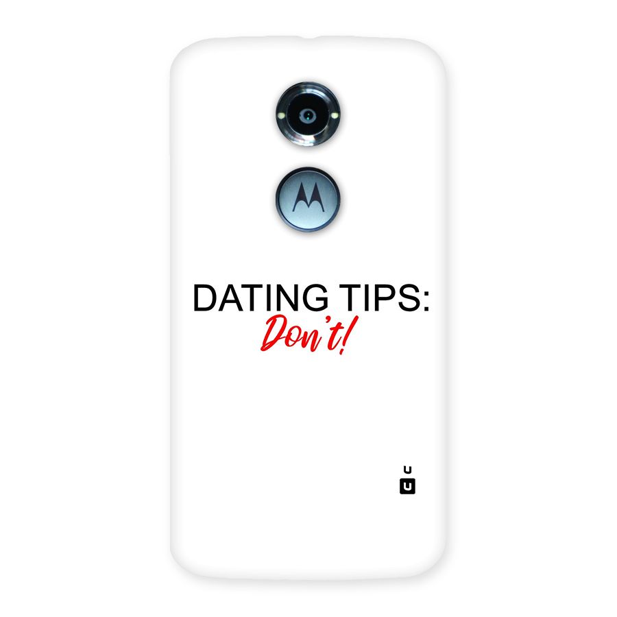 Expert Dating Tip Back Case for Moto X 2nd Gen