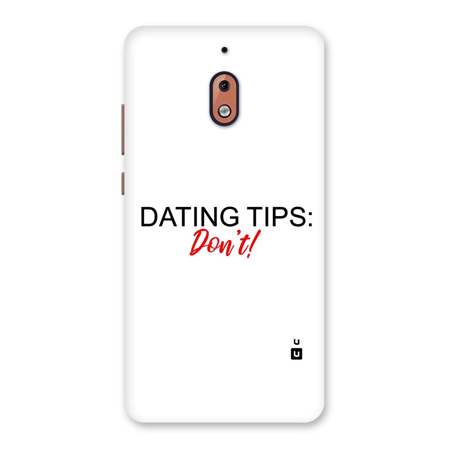 Expert Dating Tip Back Case for Nokia 2.1