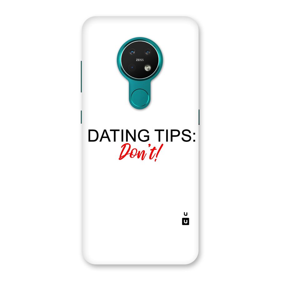 Expert Dating Tip Back Case for Nokia 7.2