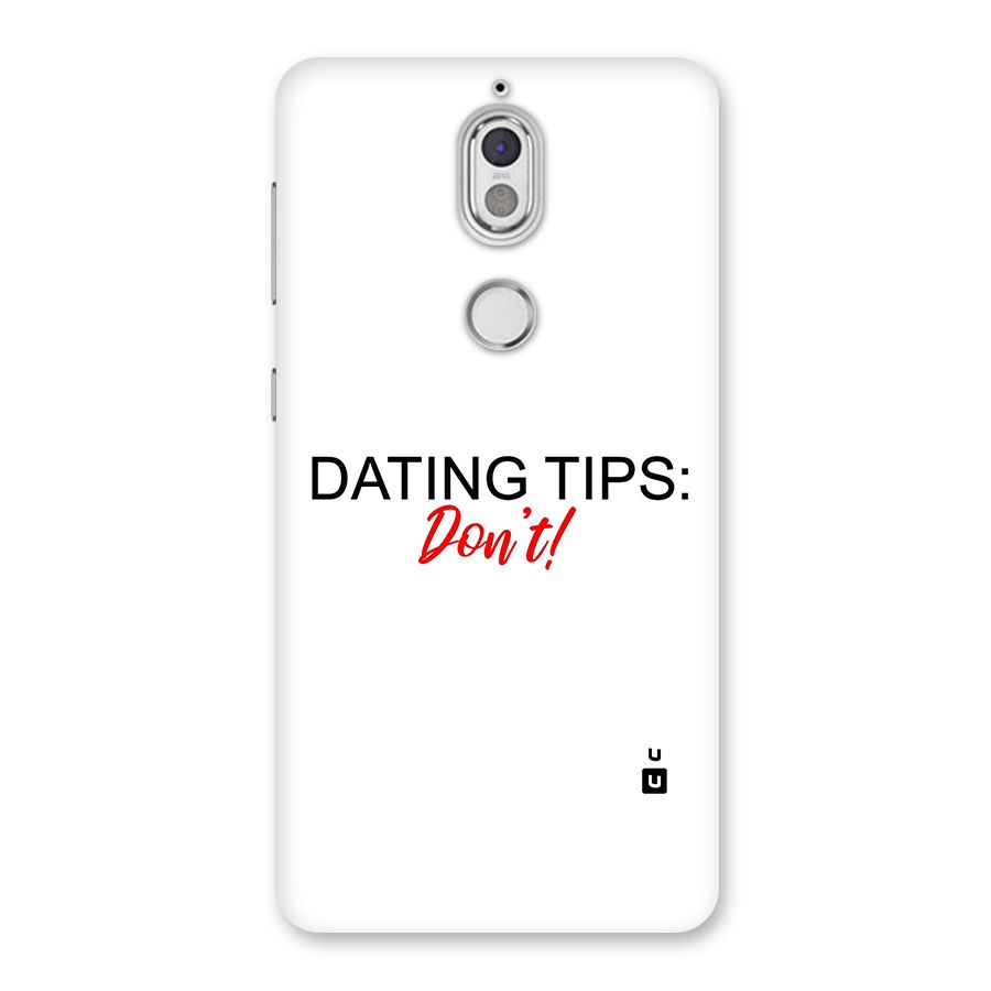 Expert Dating Tip Back Case for Nokia 7
