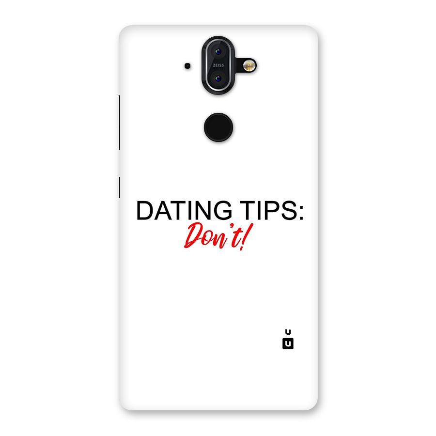 Expert Dating Tip Back Case for Nokia 8 Sirocco