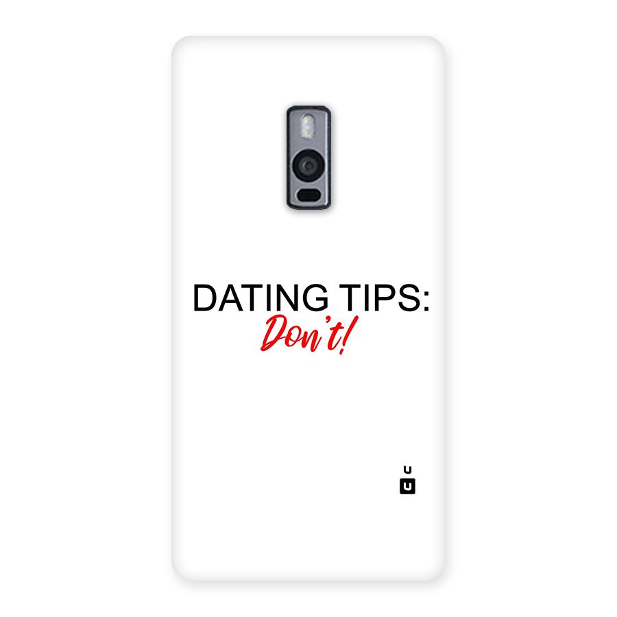 Expert Dating Tip Back Case for OnePlus Two