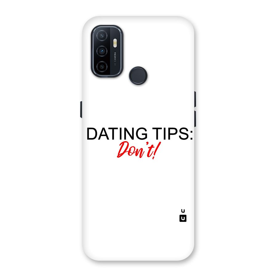 Expert Dating Tip Back Case for Oppo A32