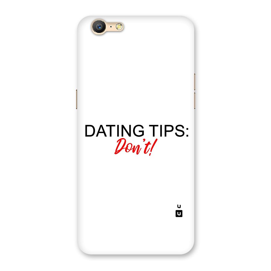 Expert Dating Tip Back Case for Oppo A39