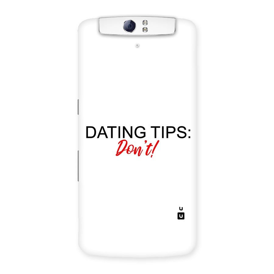 Expert Dating Tip Back Case for Oppo N1
