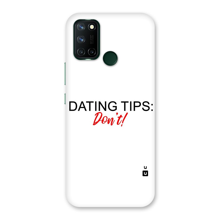 Expert Dating Tip Back Case for Realme 7i