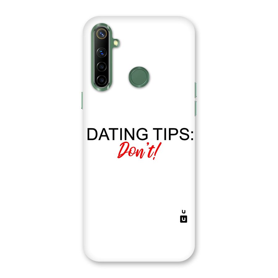 Expert Dating Tip Back Case for Realme Narzo 10
