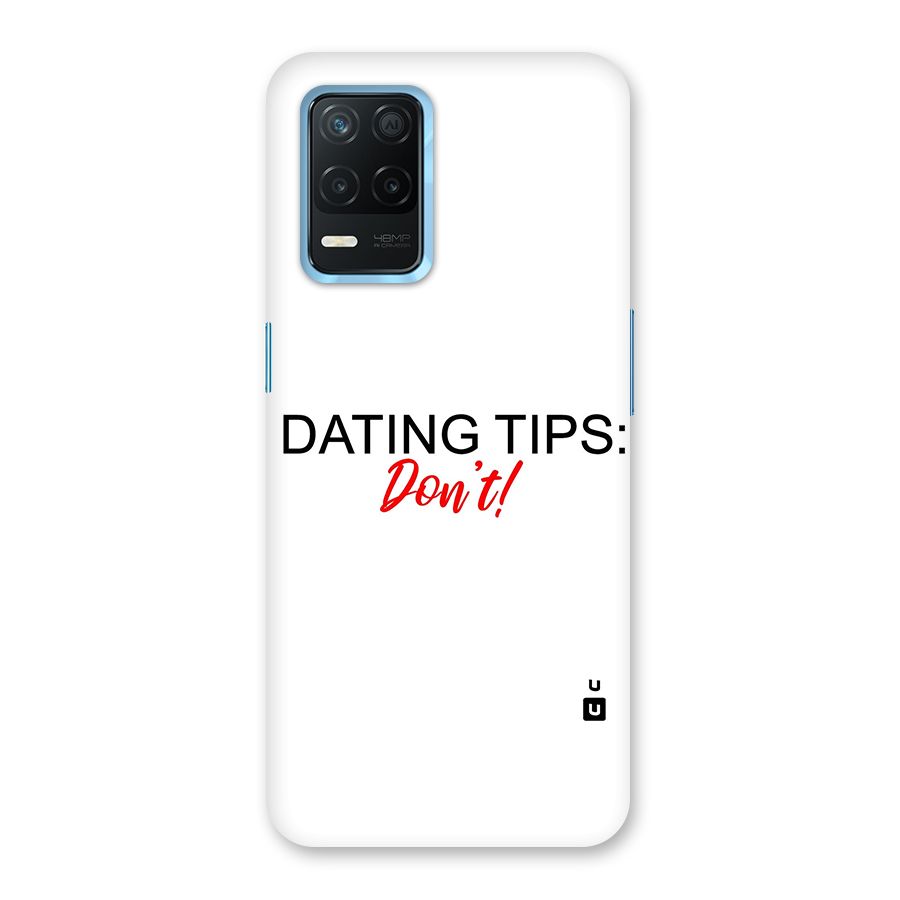 Expert Dating Tip Back Case for Realme Narzo 30 5G