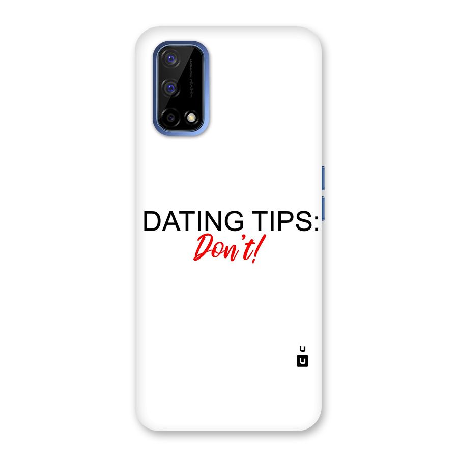 Expert Dating Tip Back Case for Realme Narzo 30 Pro