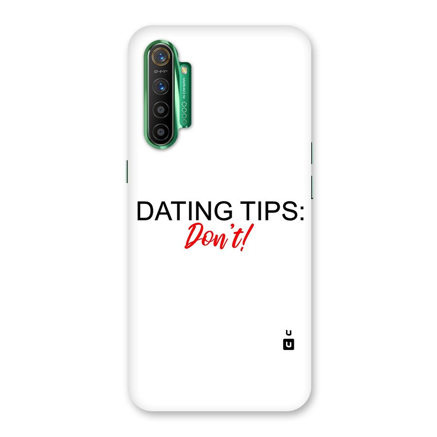 Expert Dating Tip Glass Back Case for Realme X2