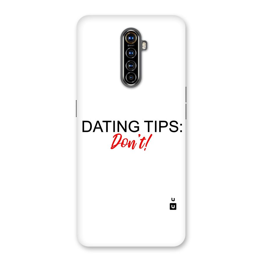 Expert Dating Tip Back Case for Realme X2 Pro
