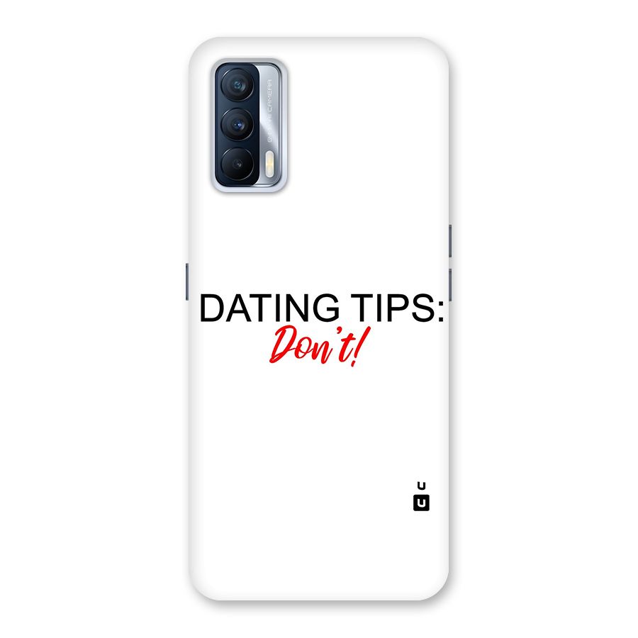 Expert Dating Tip Back Case for Realme X7