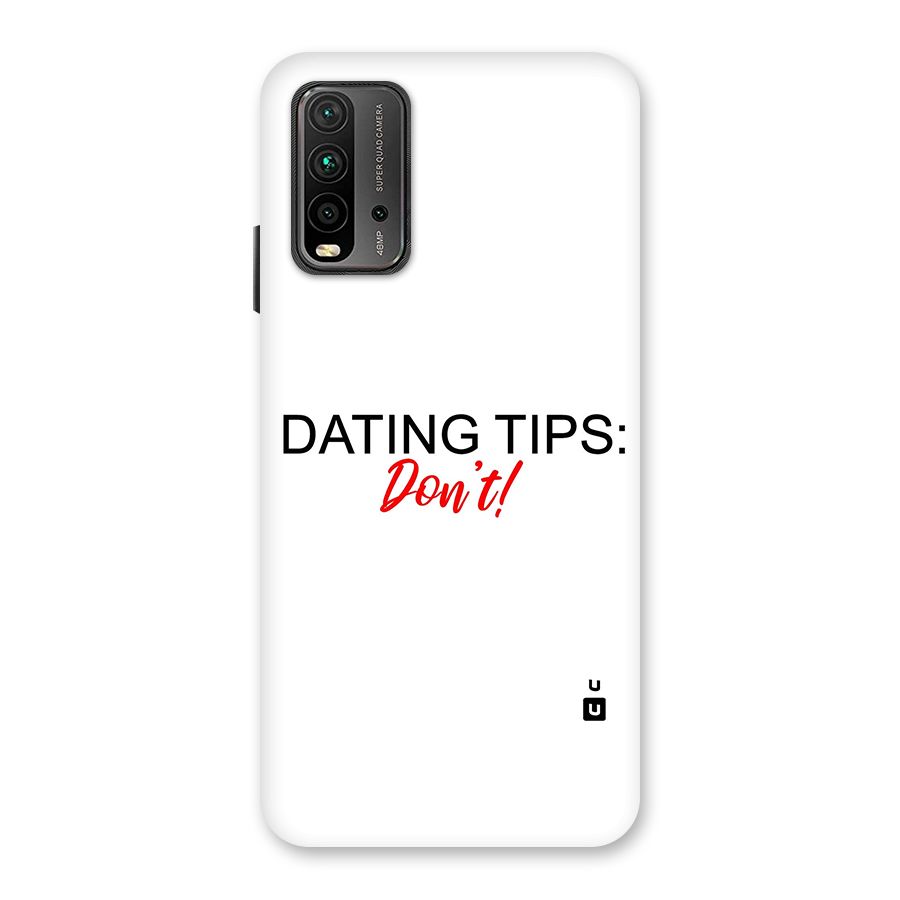 Expert Dating Tip Back Case for Redmi 9 Power