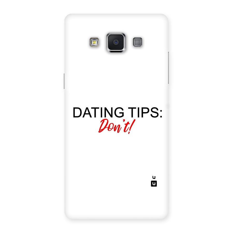 Expert Dating Tip Back Case for Samsung Galaxy A5