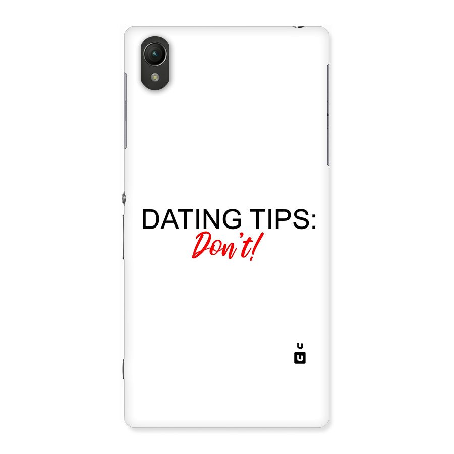 Expert Dating Tip Back Case for Sony Xperia Z1