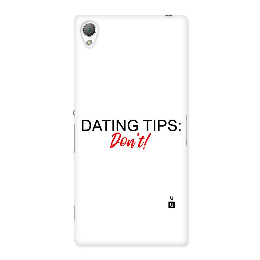 Expert Dating Tip Back Case for Sony Xperia Z3