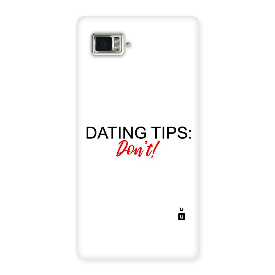 Expert Dating Tip Back Case for Vibe Z2 Pro K920