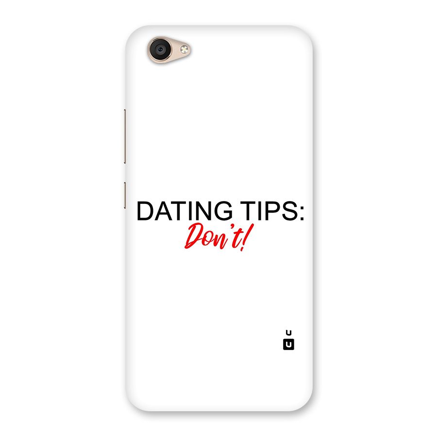 Expert Dating Tip Back Case for Vivo V5 Plus