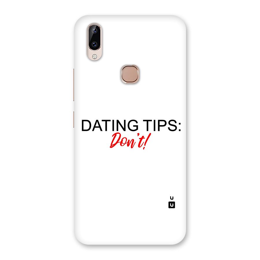Expert Dating Tip Back Case for Vivo Y83 Pro