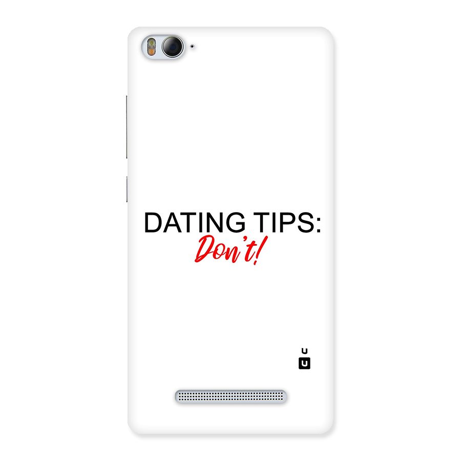Expert Dating Tip Back Case for Xiaomi Mi4i