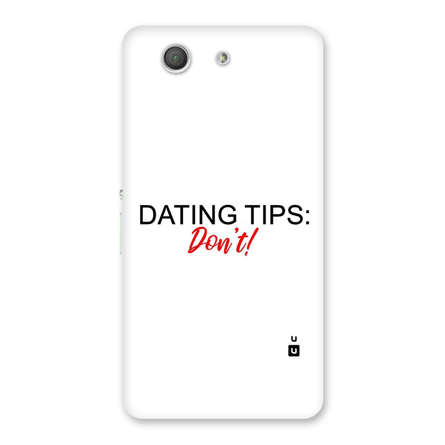 Expert Dating Tip Back Case for Xperia Z3 Compact