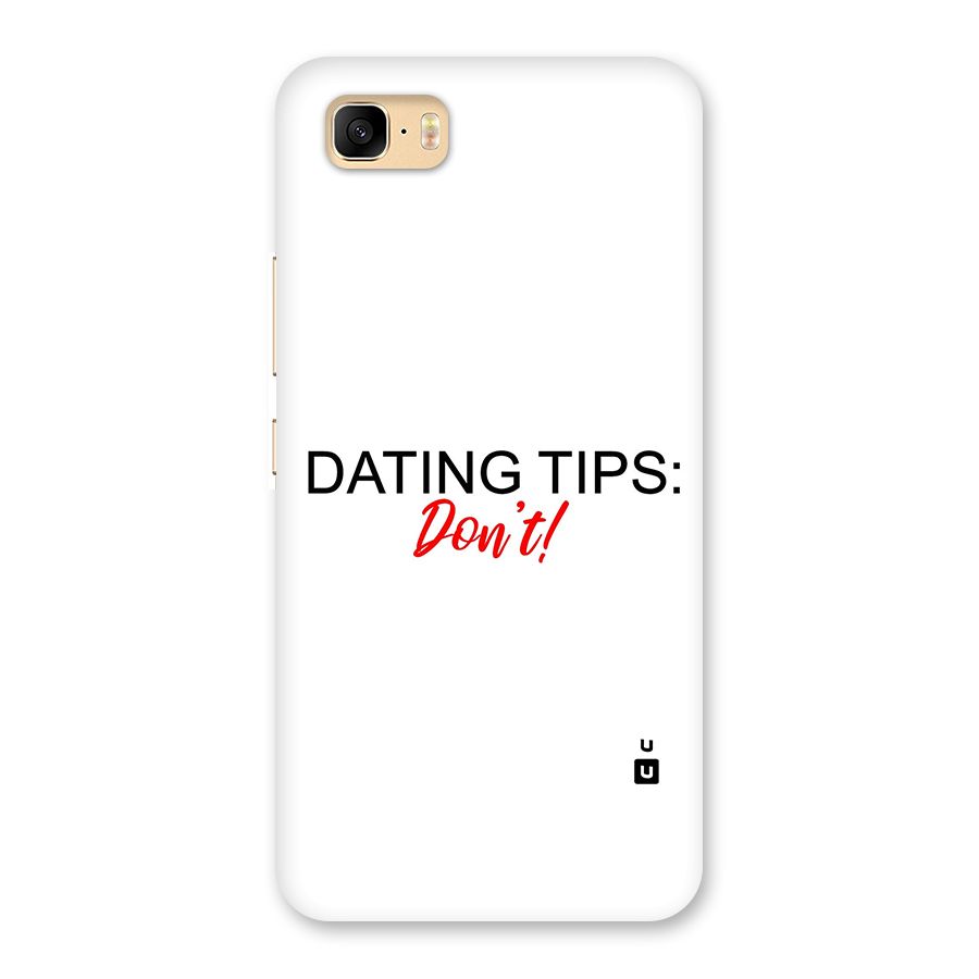 Expert Dating Tip Back Case for Zenfone 3s Max