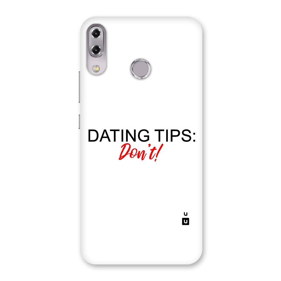 Expert Dating Tip Back Case for Zenfone 5Z