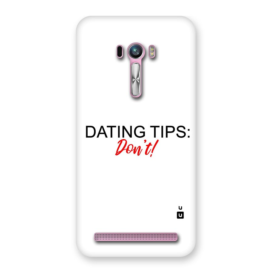 Expert Dating Tip Back Case for Zenfone Selfie