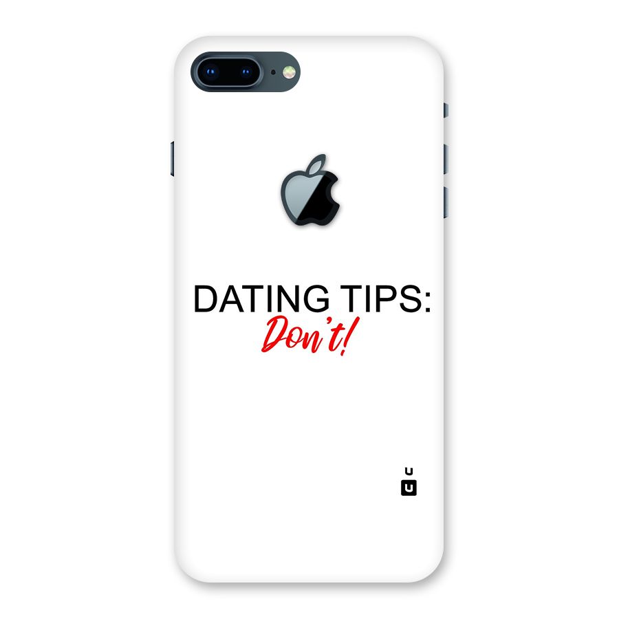 Expert Dating Tip Back Case for iPhone 7 Plus Apple Cut