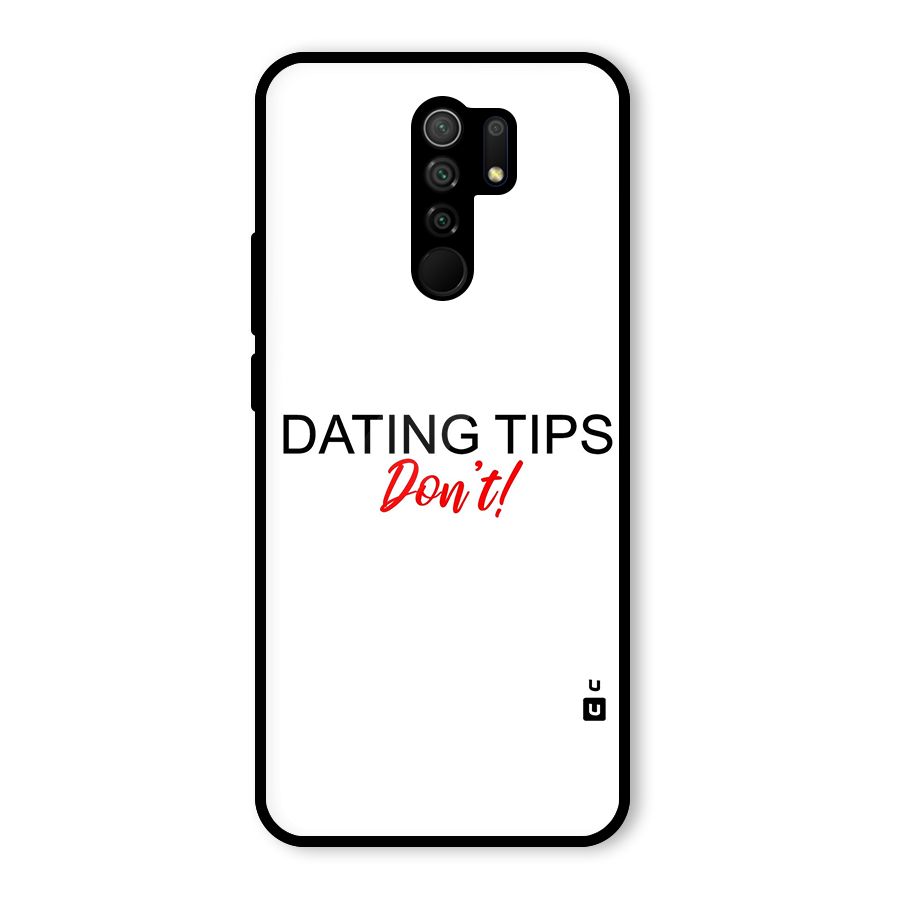 Expert Dating Tip Glass Back Case for Poco M2