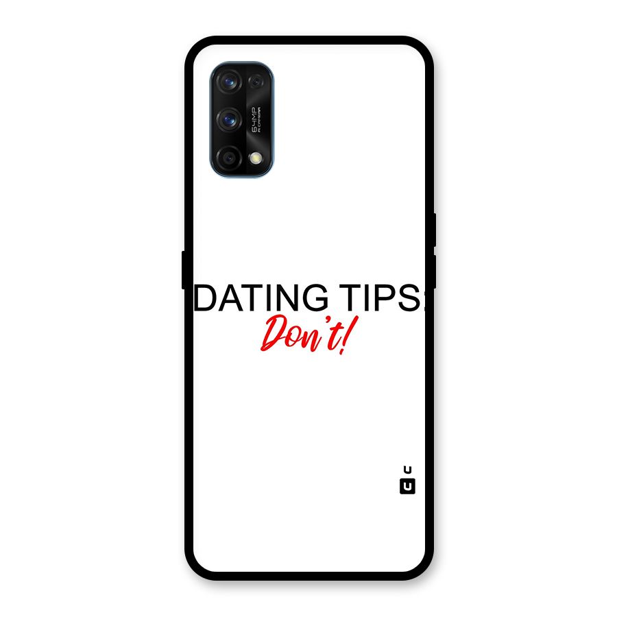 Expert Dating Tip Glass Back Case for Realme 7 Pro