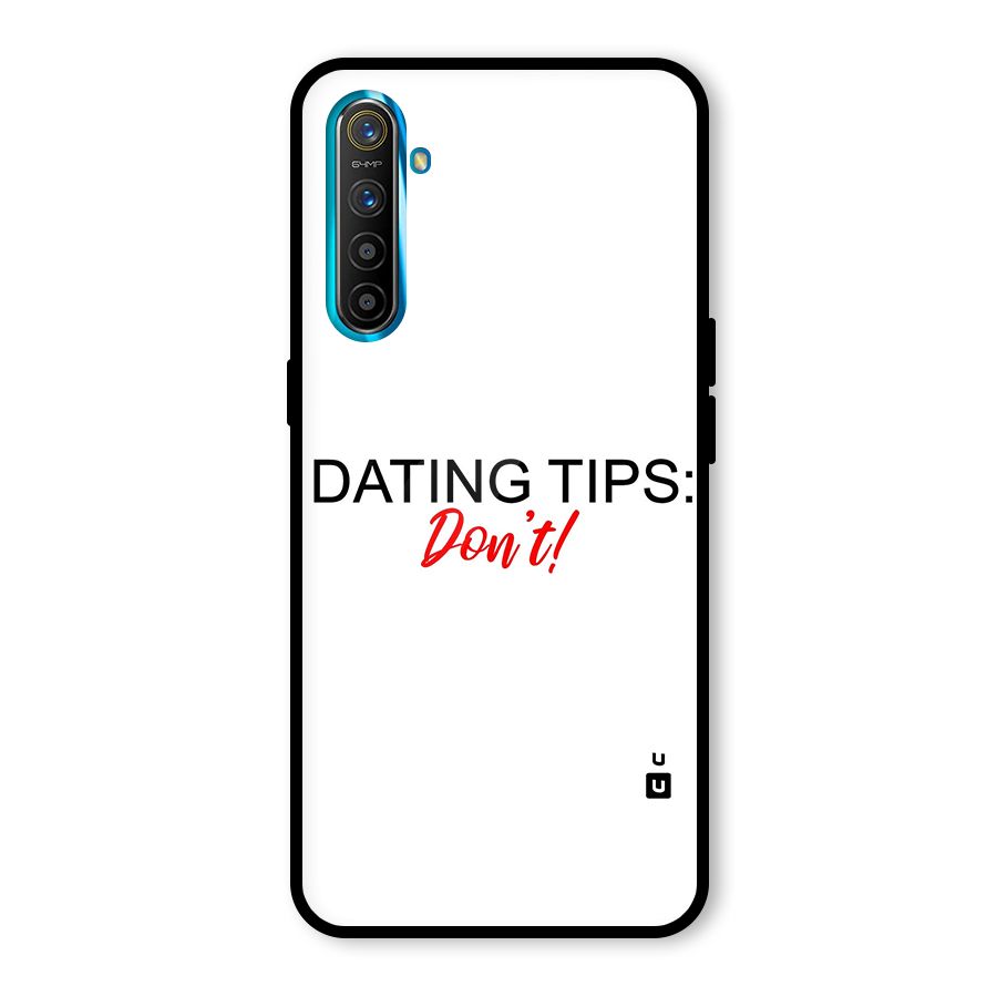 Expert Dating Tip Glass Back Case for Realme XT