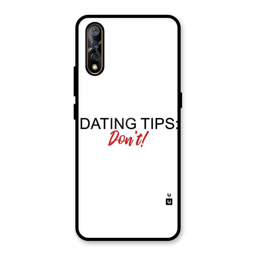 Expert Dating Tip Glass Back Case for Vivo S1