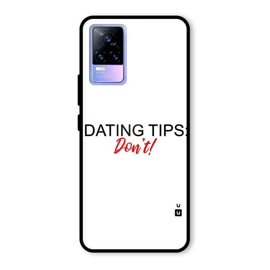 Expert Dating Tip Glass Back Case for Vivo Y73