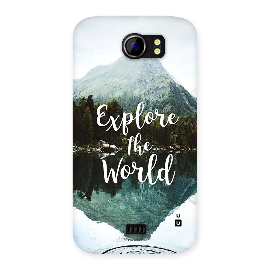 Explore The World Back Case for Canvas 2 A110