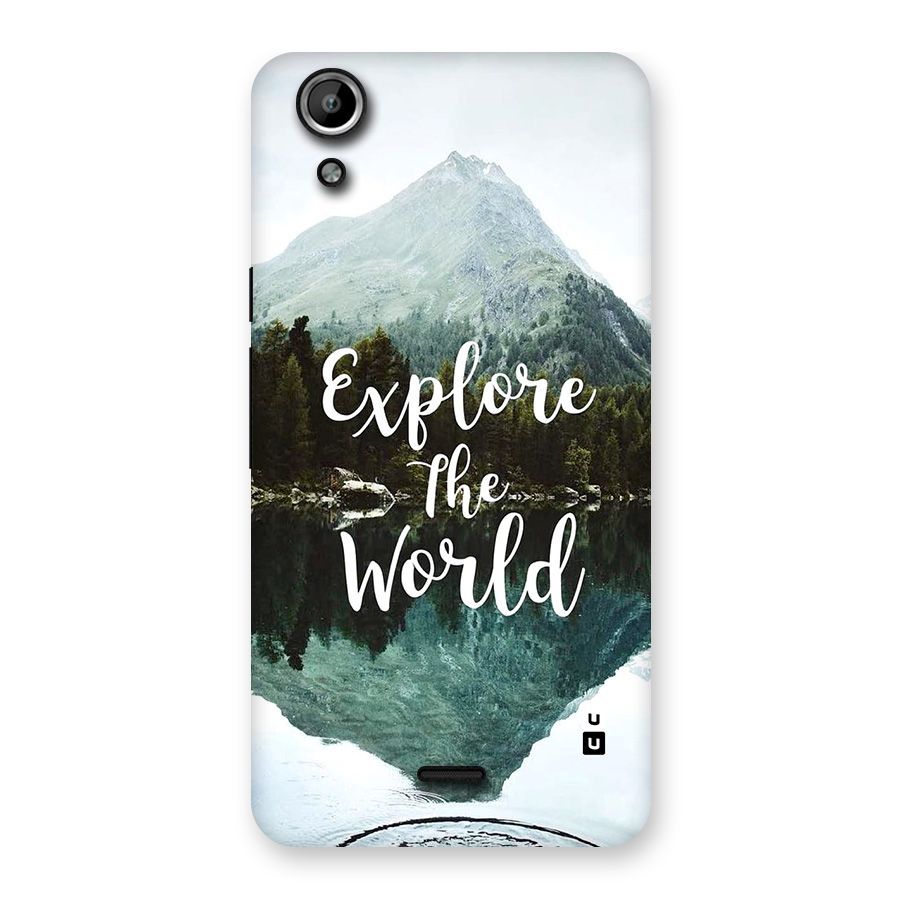 Explore The World Back Case for Canvas Selfie Lens Q345
