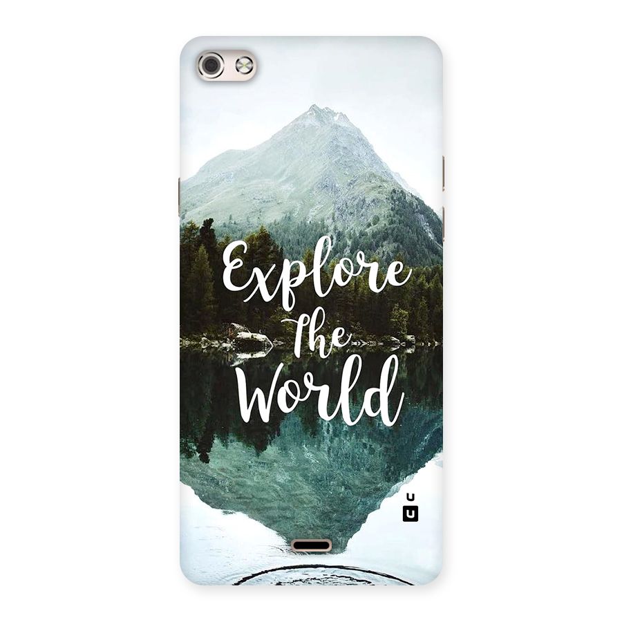 Explore The World Back Case for Canvas Silver 5