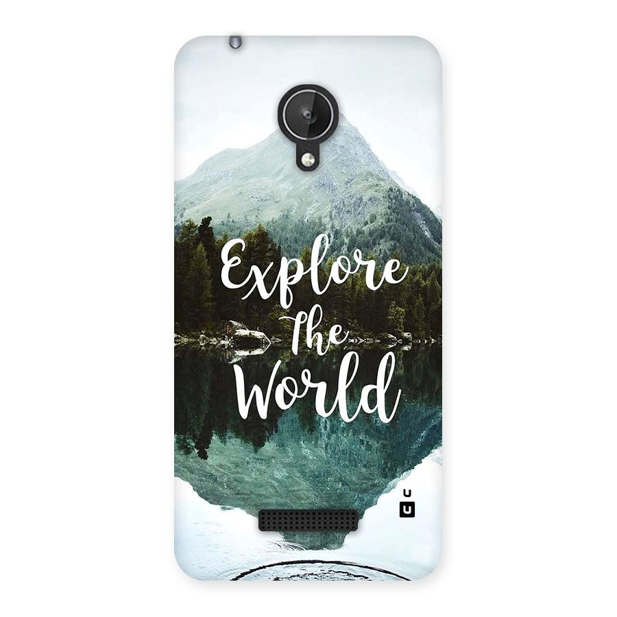 Explore The World Back Case for Canvas Spark Q380