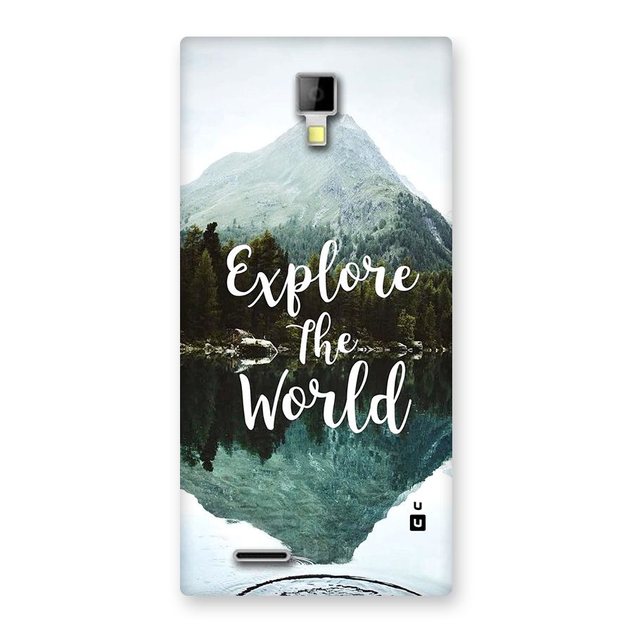 Explore The World Back Case for Canvas Xpress A99